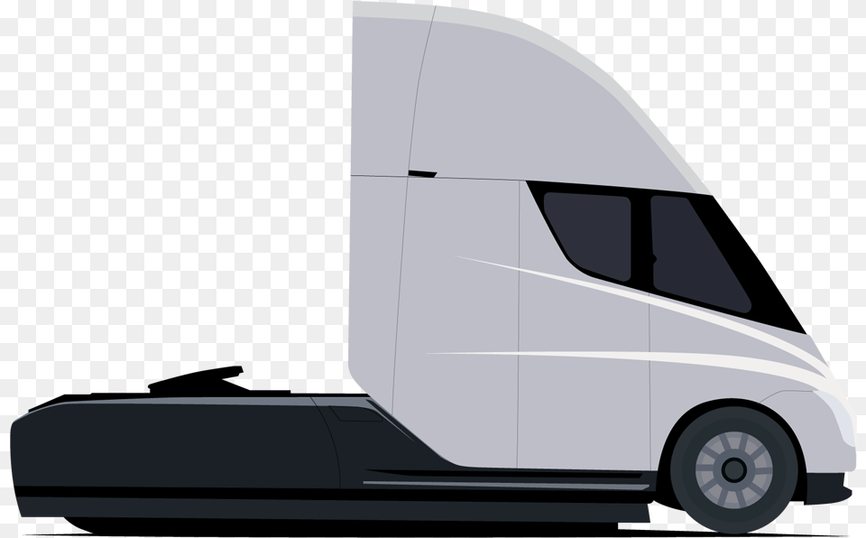 Tesla Semi Truck Tesla Semi, Moving Van, Transportation, Van, Vehicle Free Png