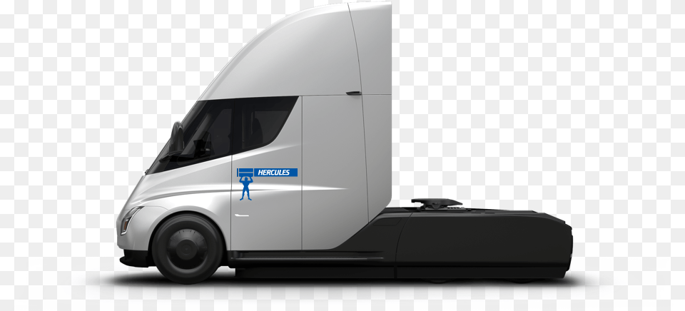 Tesla Semi With White Background, Moving Van, Transportation, Van, Vehicle Png Image