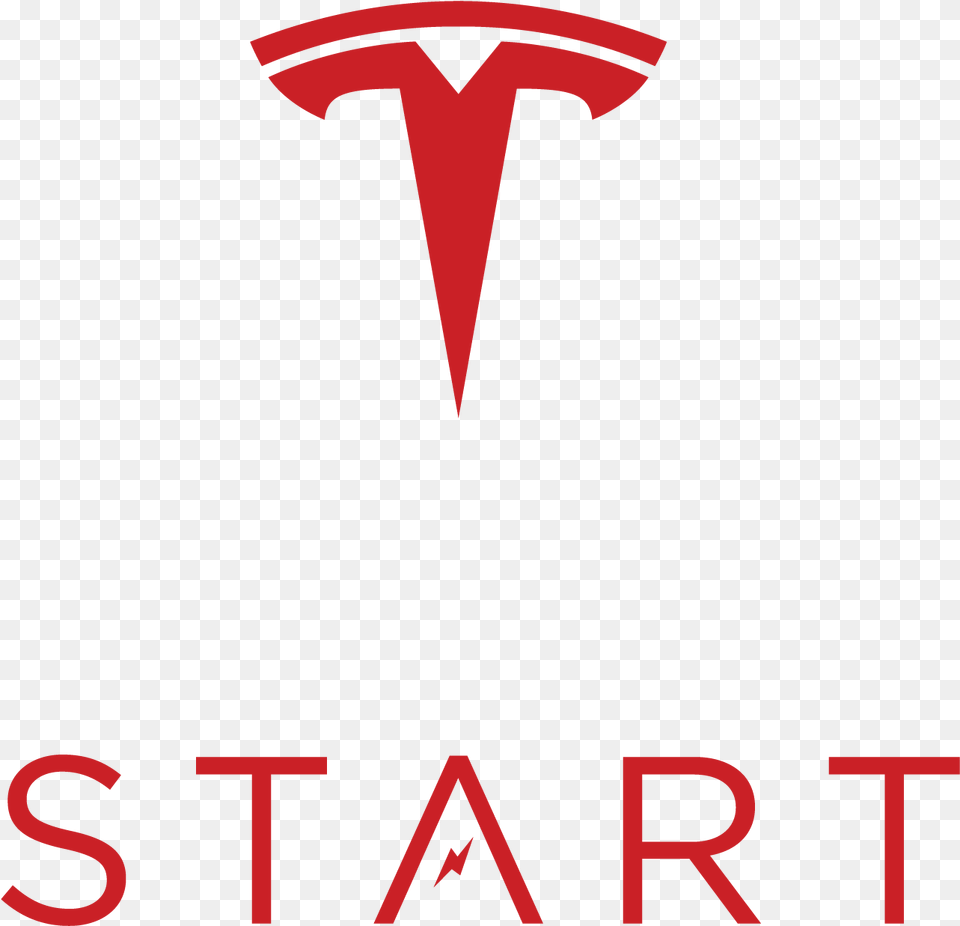 Tesla Start Tesla Motors, Logo, Symbol, Weapon Free Png Download