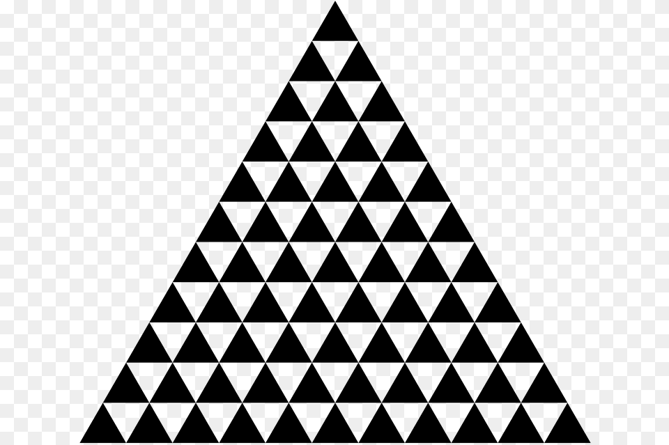 Tessellation Of Equilateral Triangle, Gray Png Image