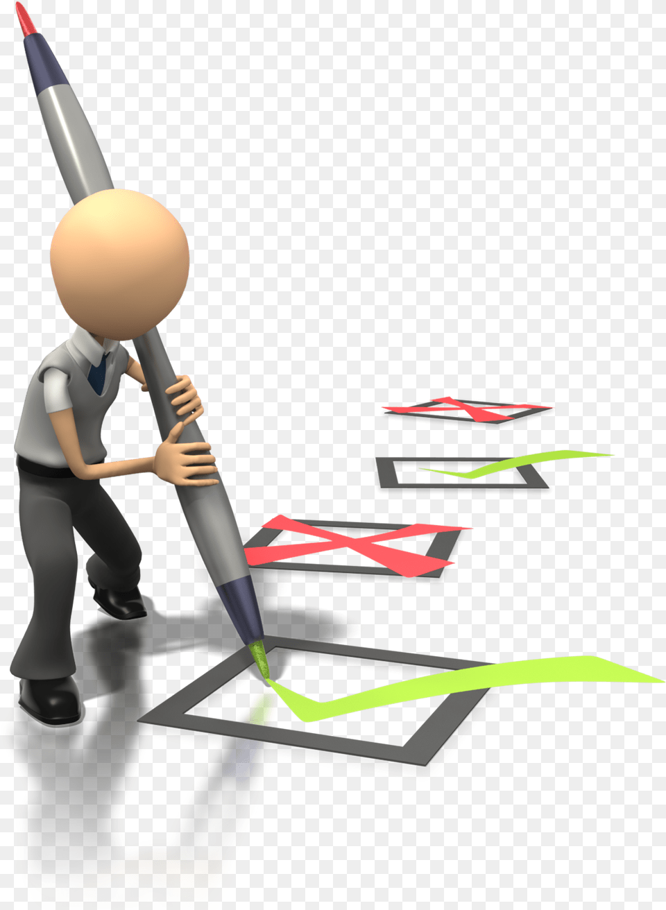 Test Case Clip Art Stickman Doing A Test, Spear, Weapon Free Png Download
