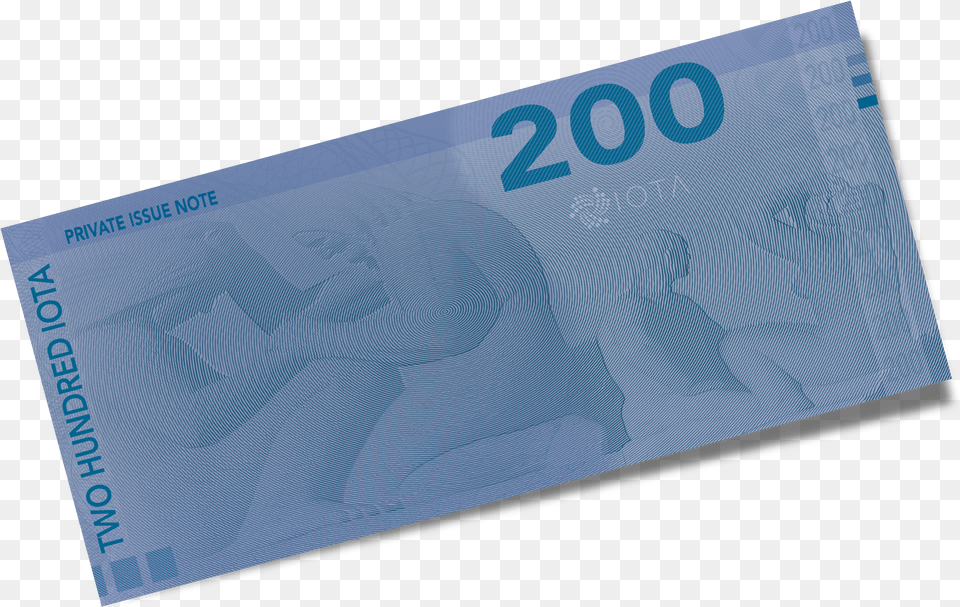Test Print 200 Iota Banknote, Text Png Image