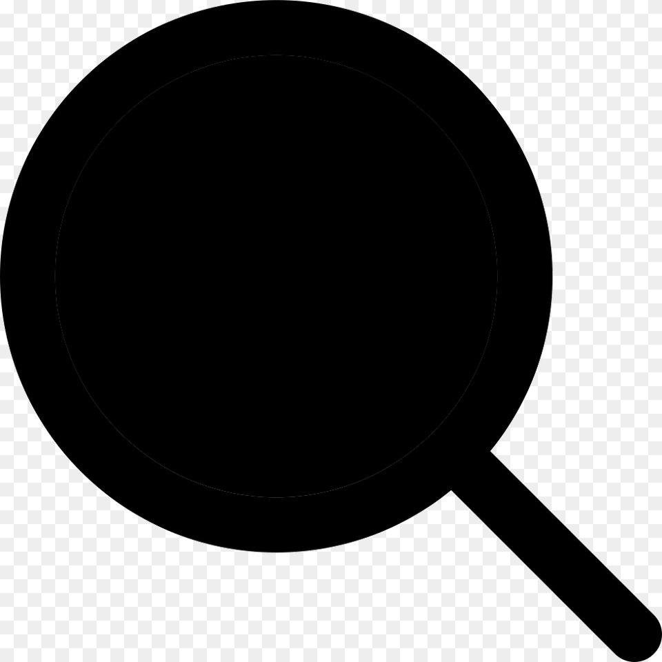 Test Sreach Lupa Icono Negro, Cooking Pan, Cookware, Frying Pan Free Png Download