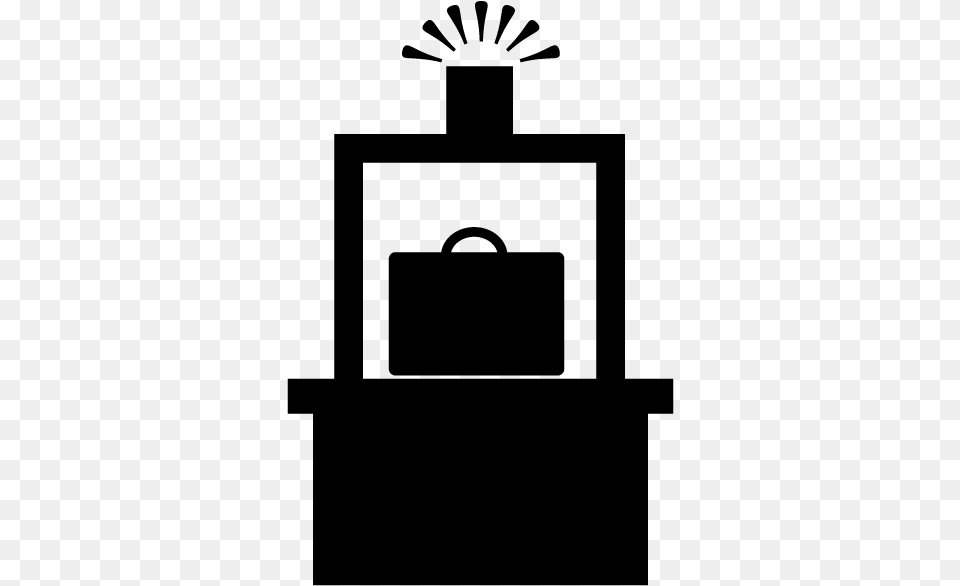 Test Suitcase Icon Emblem, Gray Free Transparent Png
