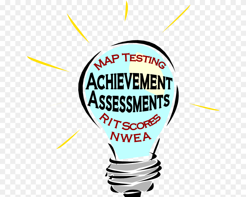 Test Taking Map Clipart Nwea Map, Light, Lightbulb, Blade, Dagger Free Png