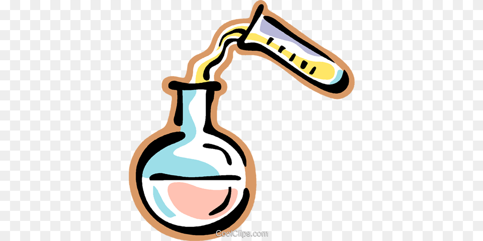 Test Tube And Beaker Royalty Vector Clip Art Illustration, Smoke Pipe, Ammunition, Weapon Png