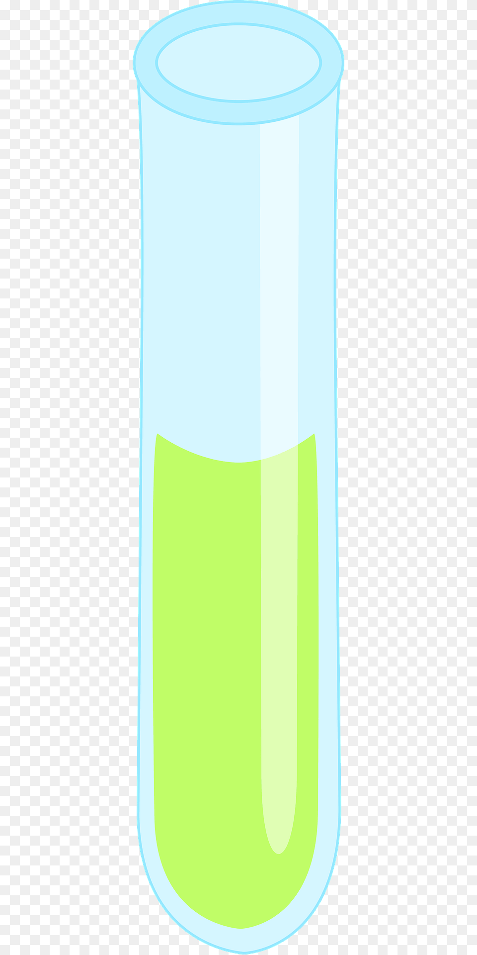 Test Tube Filled With Green Liquid Clipart, Cup, Cylinder, Jar, Glass Png Image