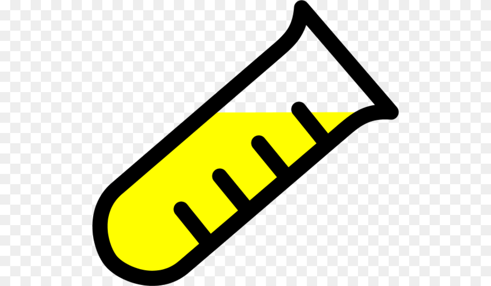 Test Tube Laboratory Icon Yellow Test Tube Clip Art, Logo, First Aid Free Png Download