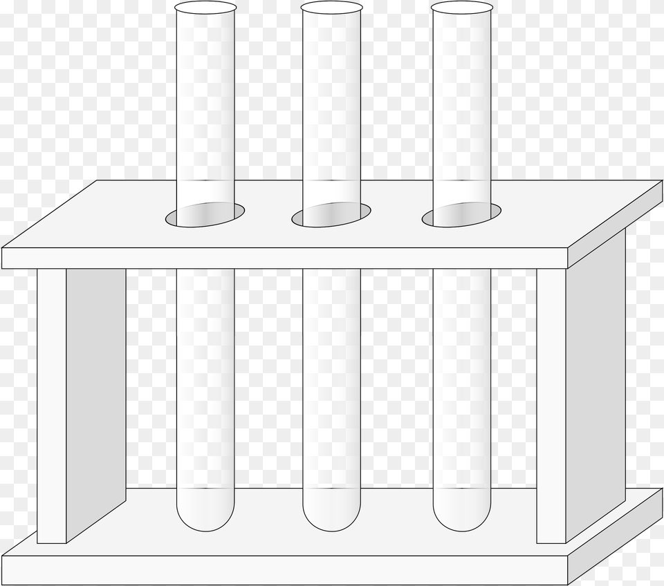 Test Tube Rack Coffee Table, Architecture, Pillar Free Transparent Png