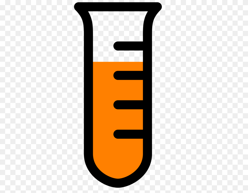Test Tubes Laboratory Graduated Cylinders Beaker Science Logo, Cutlery, Text Free Png