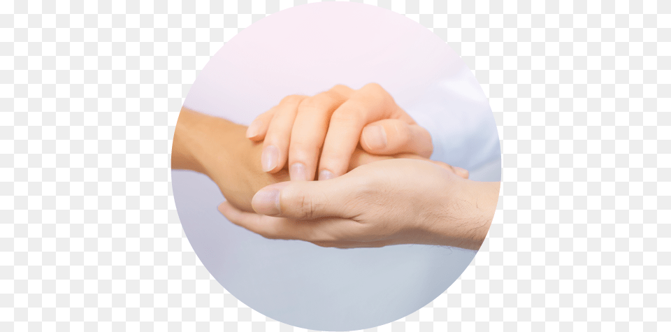 Testimonial From Patient39s Husband Hand Holding Consoling, Body Part, Massage, Person, Baby Free Png Download