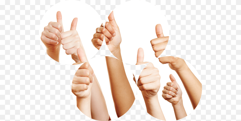 Testimonials Group Of Thumbs Up, Body Part, Finger, Hand, Person Free Png Download