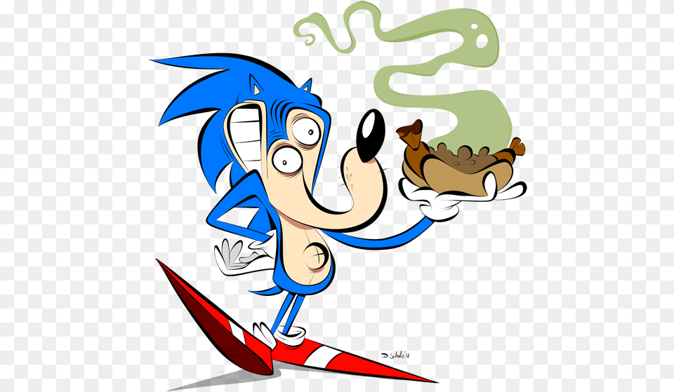 Testing A New Wacom Tablet And Sonic Was My First Victim Cartoon, Baby, Person, Book, Comics Free Png Download