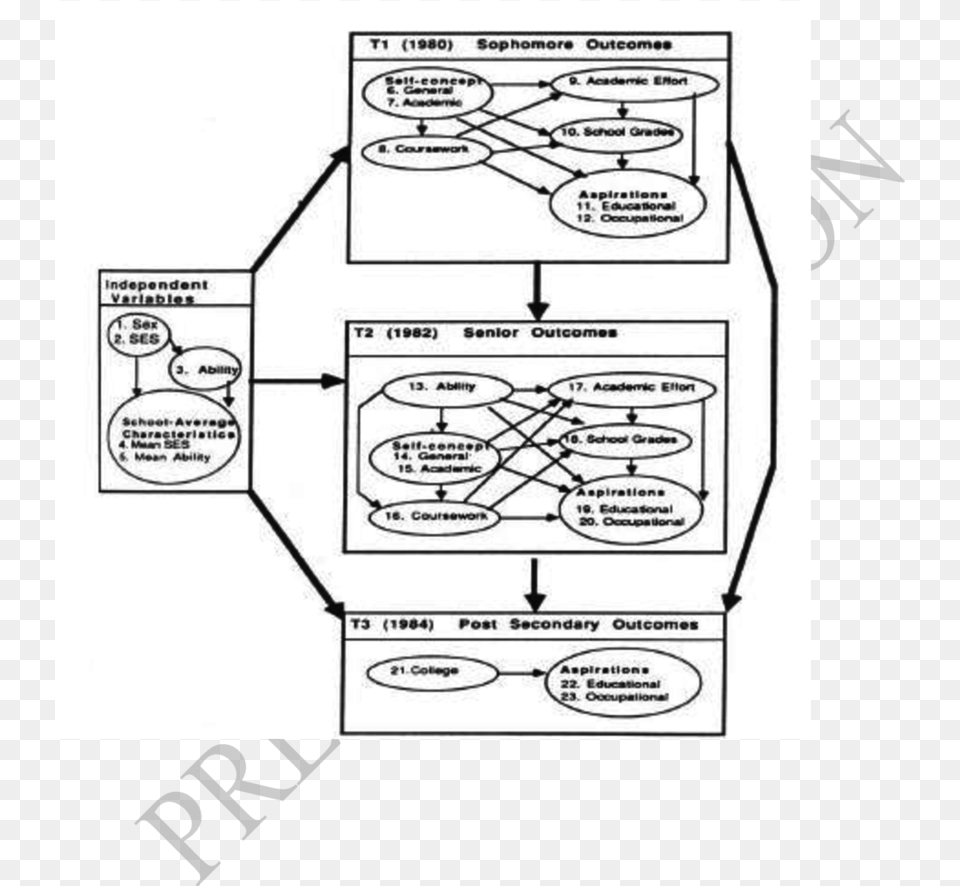 Testing The Implications Of The Big Fish Little Pond Education, Diagram, Uml Diagram Free Png Download