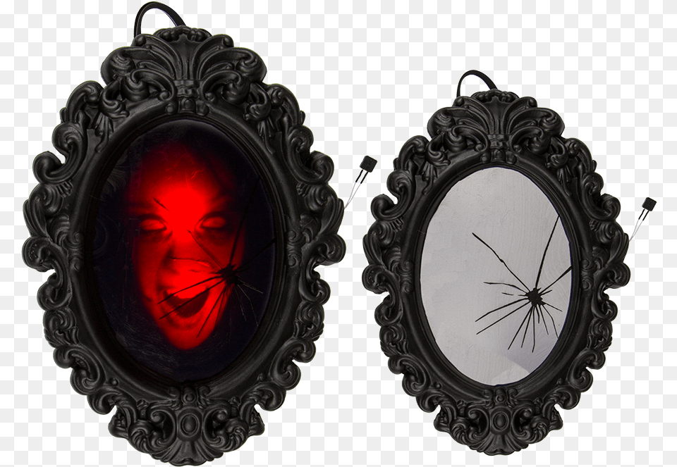 Tete De Mort Dans Un Miroir, Photography, Face, Head, Person Png Image