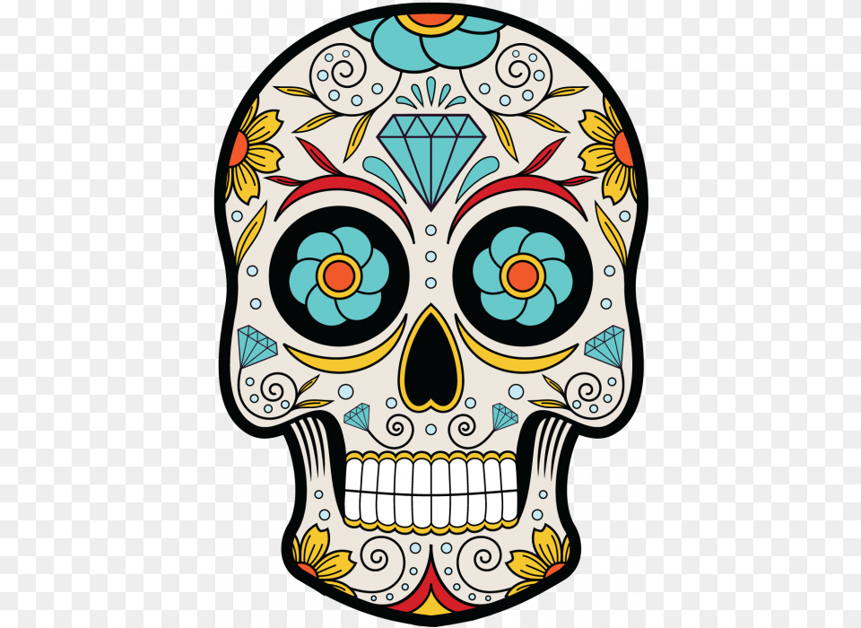 Tete De Mort Mexicaine, Art, Drawing, Pattern, Animal Free Transparent Png