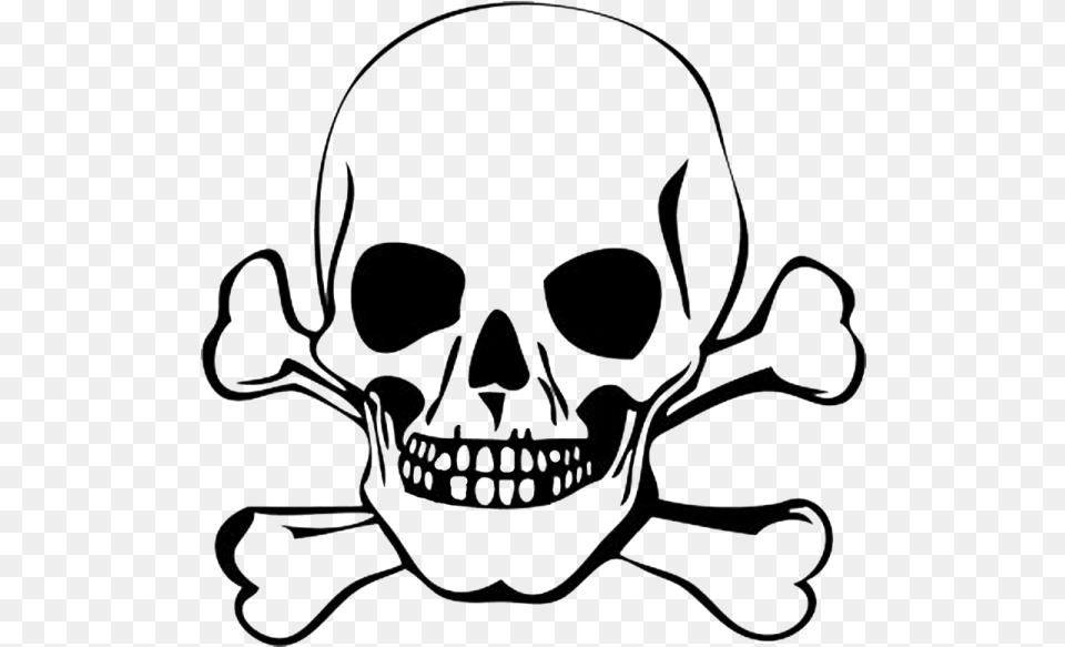 Tete De Mort Rouge, Stencil, Person, Pirate Free Png Download