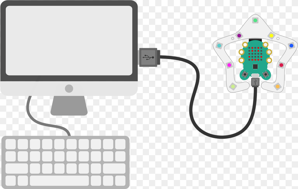 Tethering Codebug And Colour Tail With Python, Computer, Computer Hardware, Computer Keyboard, Electronics Png