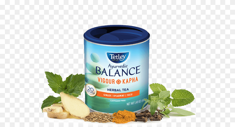 Tetley Ayurvedic Balance Vigour Kapha Tea Tetley, Herbal, Herbs, Mint, Plant Free Png