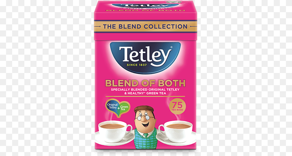 Tetley Blend Of Both Green And Original Tea Tetley Extra Strong Tea Bags, Cup, Beverage, Coffee, Coffee Cup Png
