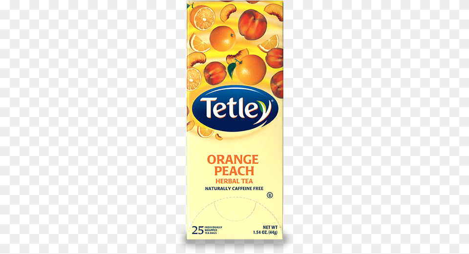 Tetley Peach Orange Tea, Advertisement, Poster, Citrus Fruit, Food Free Png Download
