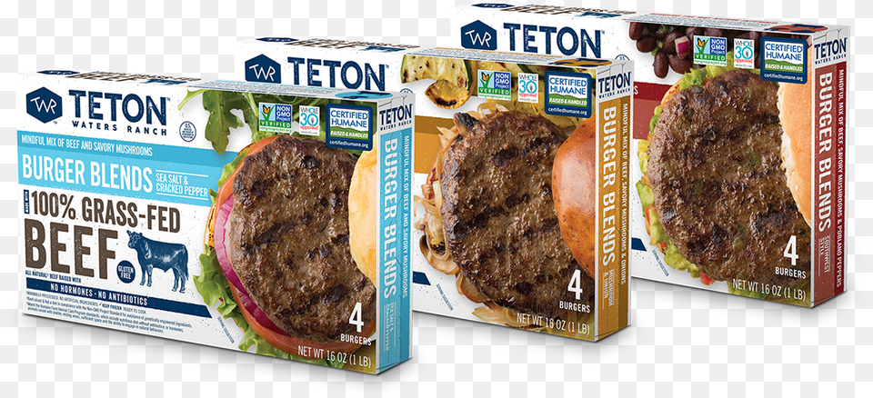 Teton Waters Ranch Burger Blends Bulgogi, Food, Meat, Steak, Lunch Free Png Download