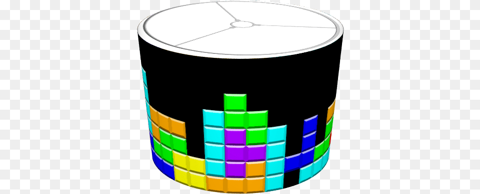 Tetris Black Lampshade Circle Png Image