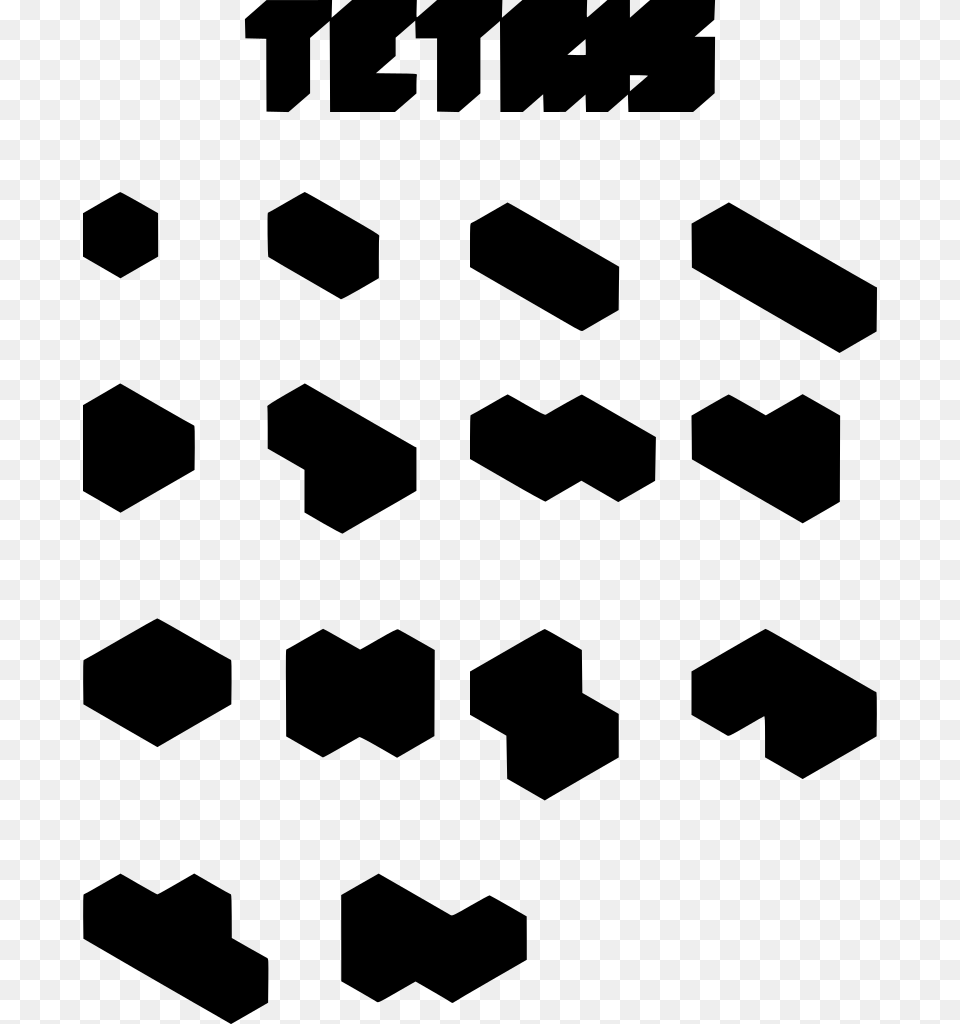 Tetris Blocks, Gray Free Transparent Png