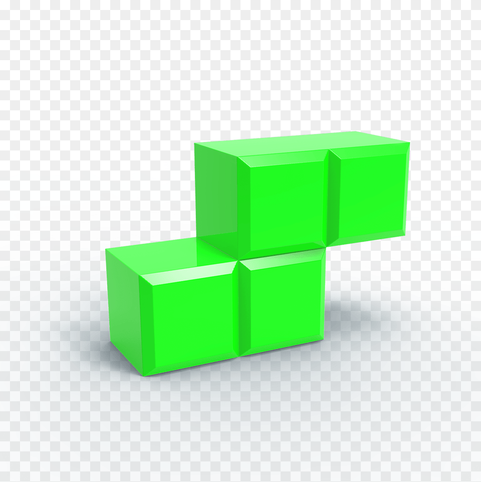 Tetris Blocks 3d, Green, Toy Free Png Download