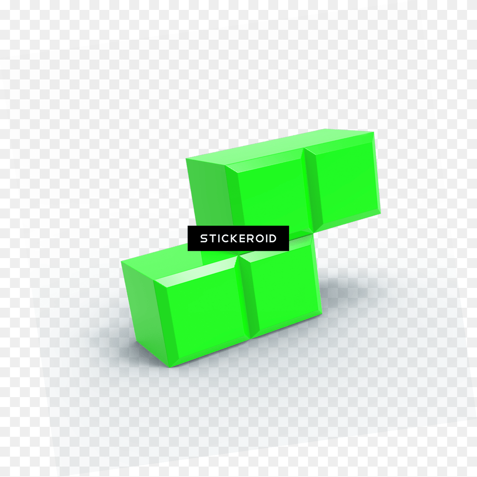 Tetris Blocks D, Green Free Png