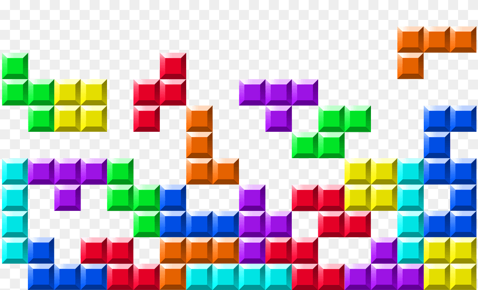Tetris Blocks Wall, Chess, Game Free Png