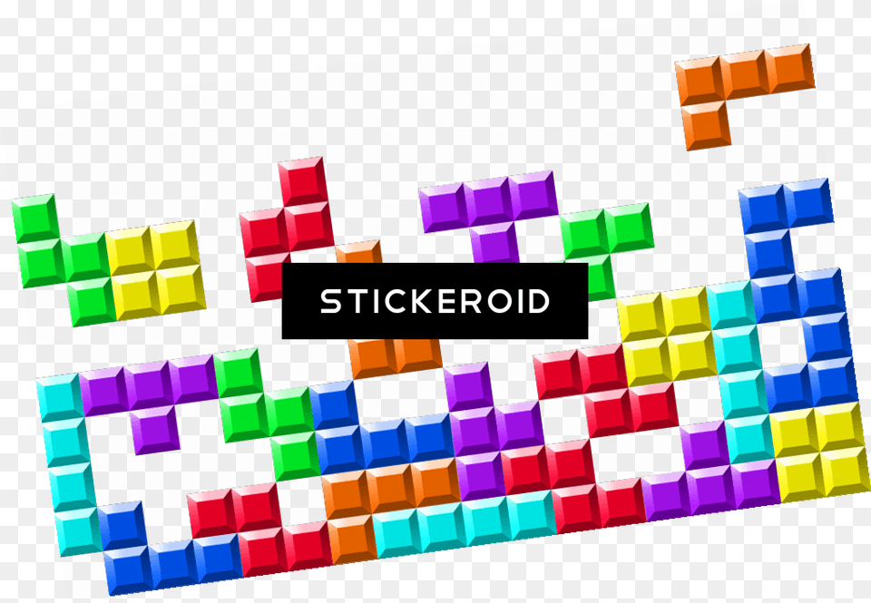 Tetris Blocks Wall, Toy Free Transparent Png