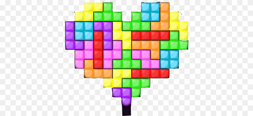 Tetris Heart Free Transparent Png