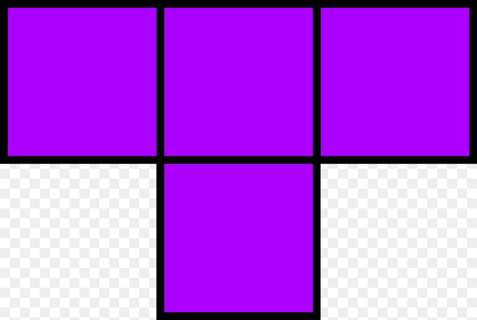 Tetris T, Purple, Lighting, Cross, Symbol Free Png