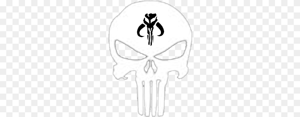 Tex Skull Logo Punisher American Sniper, Stencil Free Transparent Png