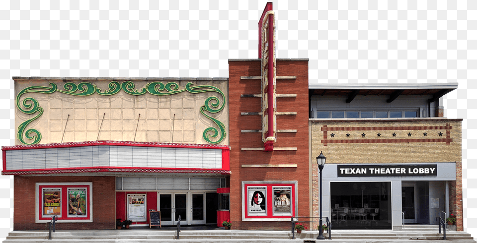 Texan Theater Greenville, Architecture, Building, Indoors, Restaurant Free Png Download