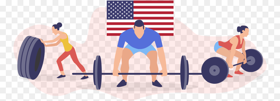 Texans Are The Physically Strongest People In America Barbell, Adult, Person, Man, Male Png