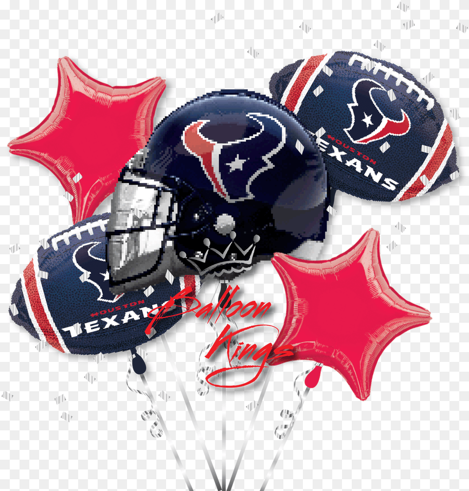Texans Bouquet Houston Texan Happy Birthday, Helmet, American Football, Football, Person Free Transparent Png