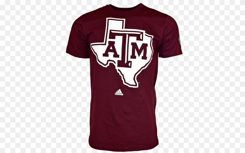 Texas Aampm Lonestar Logo T Shirt, Clothing, Maroon, T-shirt Free Png