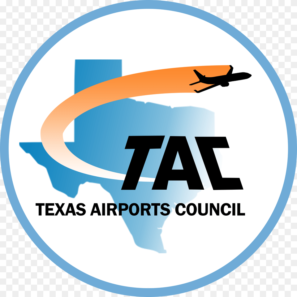 Texas Airports Council Tac Poster, Logo, Aircraft, Airplane, Transportation Free Png Download