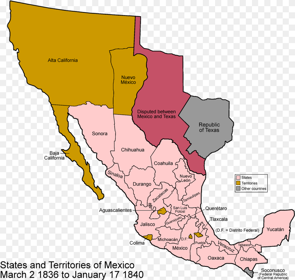 Texas And To Mexico, Atlas, Chart, Diagram, Map Free Png