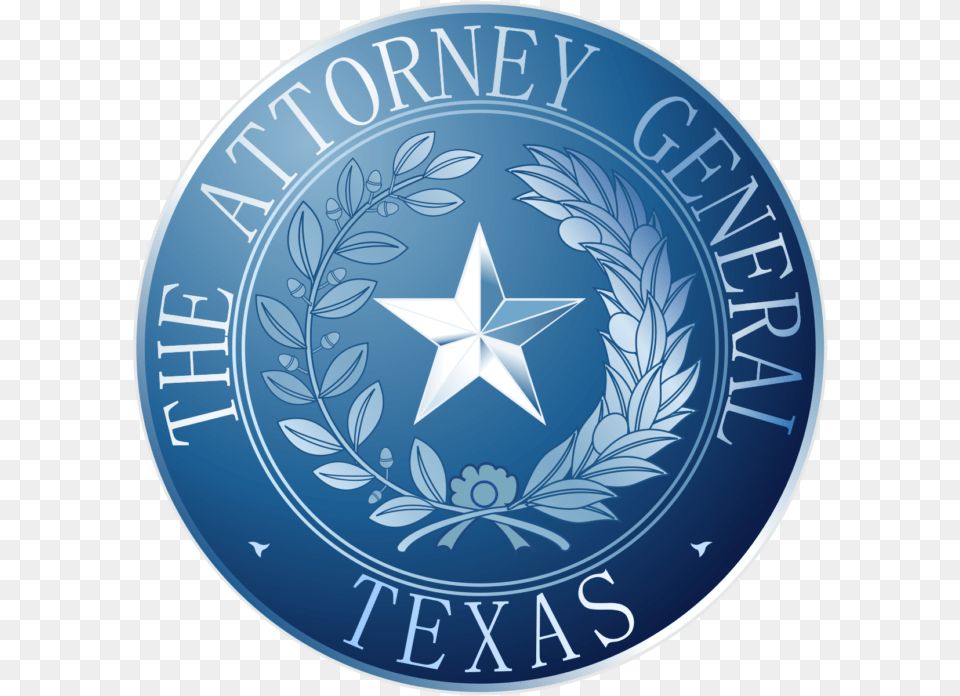 Texas Attorney General Scam Alert Texas Attorney General Logo, Emblem, Symbol, Disk Png Image