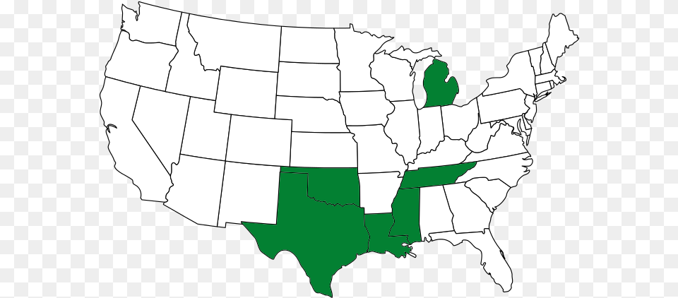 Texas Ave Transparent Us States Outline Map, Chart, Plot, Atlas, Diagram Free Png