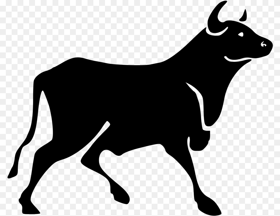 Texas Bull Nose Ring Longhorn Logo Clip Art Bull Clipart, Gray Free Transparent Png