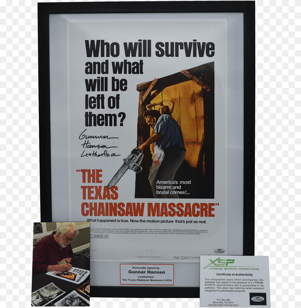 Texas Chainsaw Massacre 1974 Poster, Advertisement, Adult, Male, Man Free Png