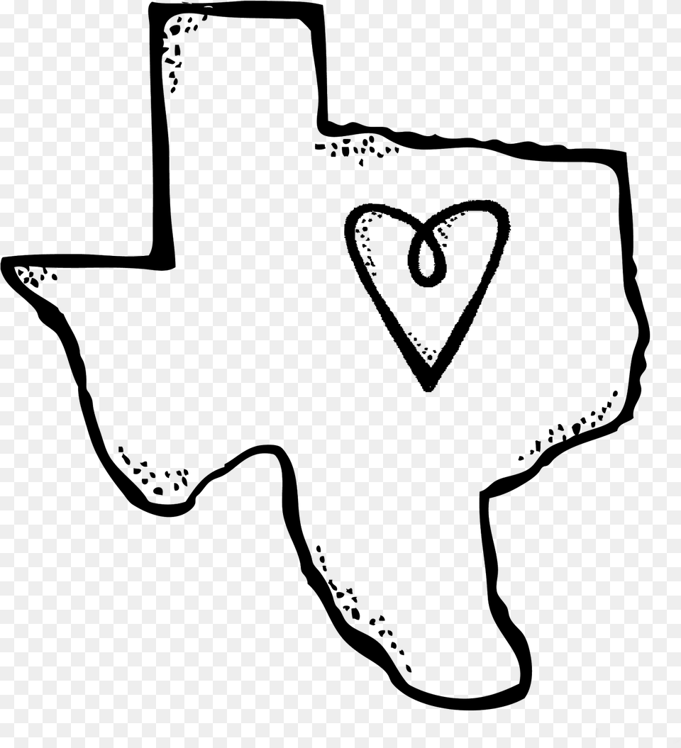 Texas Clipart Black And White Texas Clipart, Gray Free Png Download