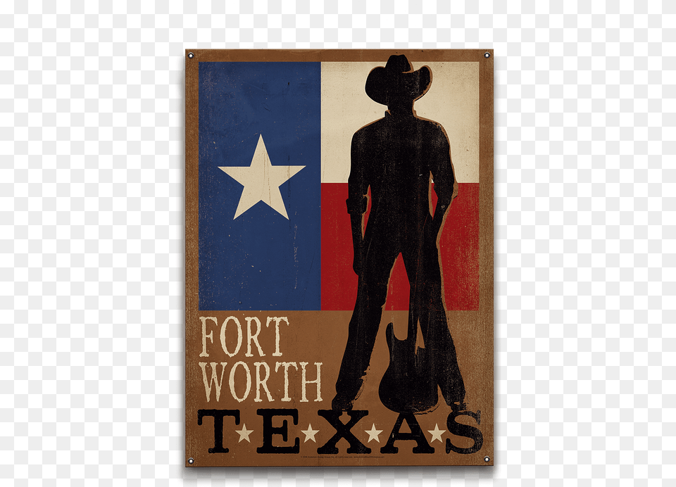 Texas Country Music Sign Poster, Clothing, Hat, Adult, Male Free Png