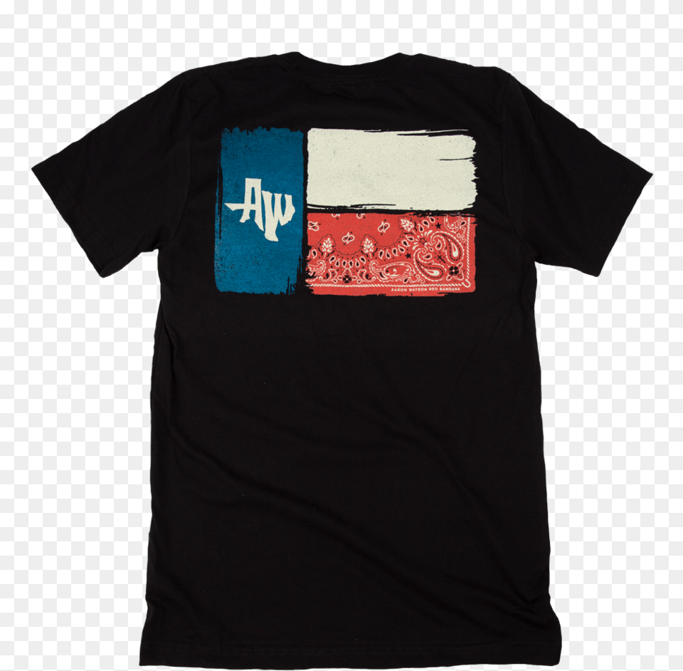 Texas Flag Bandana Tee Pocket, Clothing, Shirt, T-shirt Png