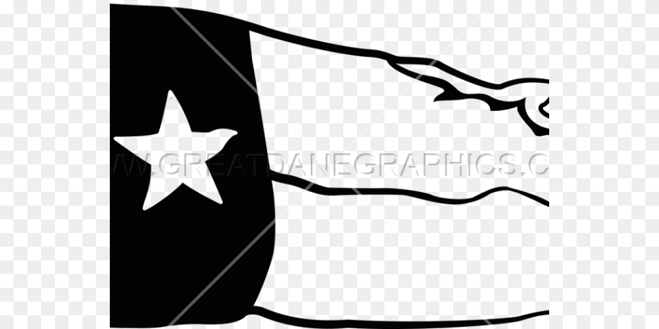 Texas Flag Clipart Outline, Lighting, Bow, Weapon Png Image