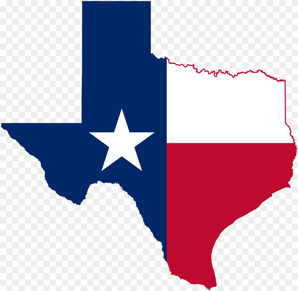 Texas Flag Map, Star Symbol, Symbol Free Png Download